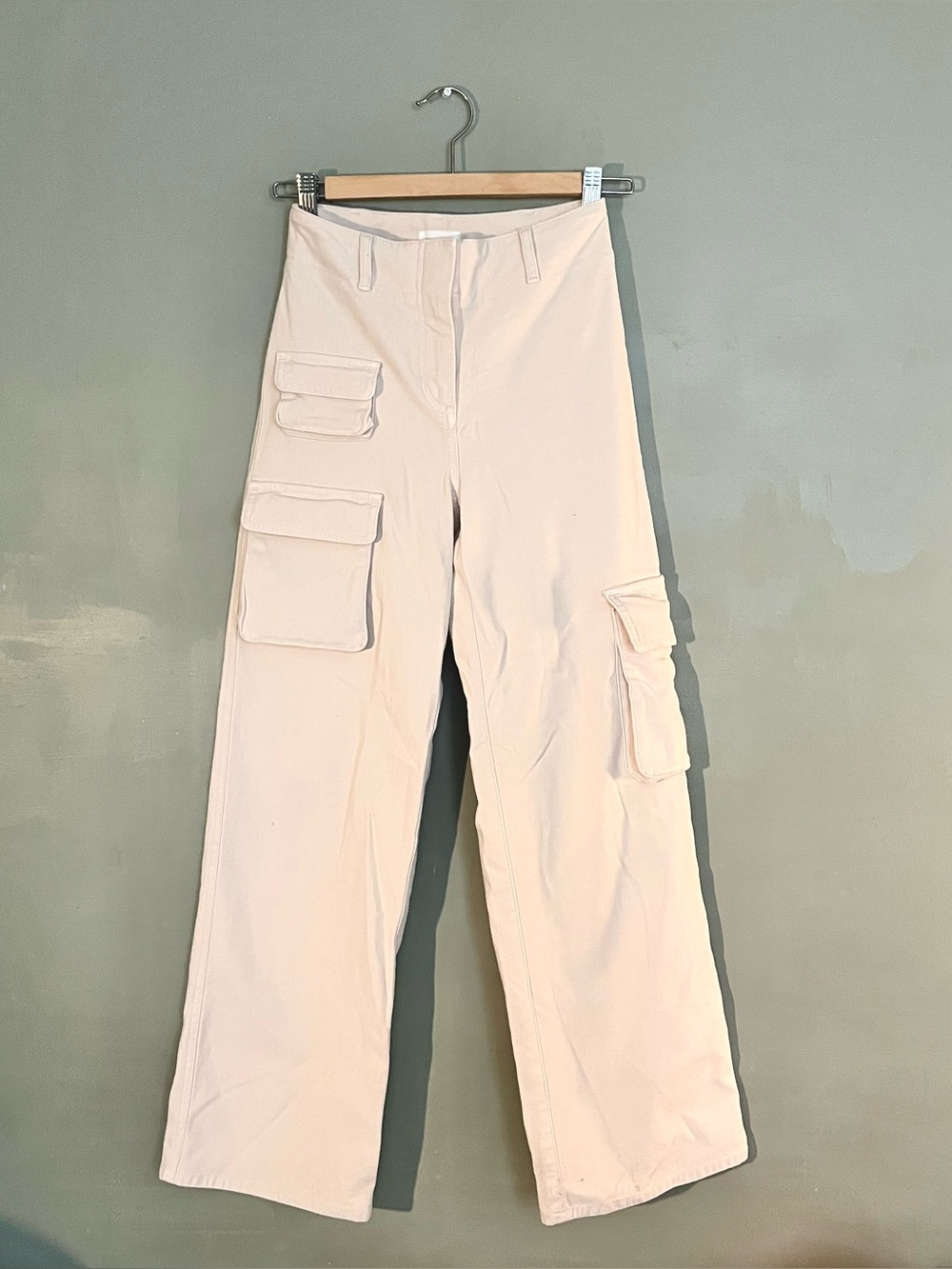Wilfred Free Modern Cargo Pant Women's Wide Leg Pants Pink Size 00